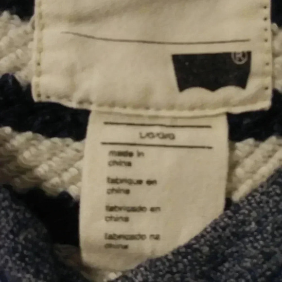Levi's Vintage Striped Knit Sweater Size‎ Large - Picture 4 of 5